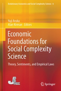 Enlarge image Cover: Economic Foundations for Social Complexity Science - Springer