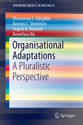 Cover: Organisational Adaptations - Springer