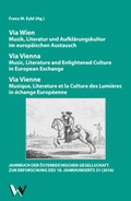 Cover: Via Wien: Musik, Literatur und Aufkl&auml;rungskultur im europ&auml;ischen Austausch - Winkler, Dieter