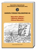 Cover: - Education &eacute;thique - / - Ethische Bildung - /- Ethical Education - - Traugott Bautz
