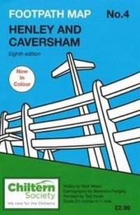 Abbildung von: Footpath Map No. 4 Henley and Caversham - Chiltern Society