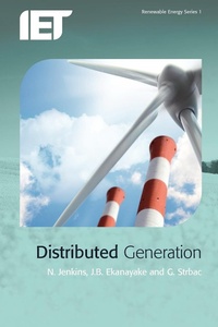 Enlarge image Cover: Distributed Generation - Institution of Engineering and Technology