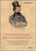 Cover: Sammler, Kenner, Kunstschriftsteller - Georg Olms Verlag