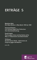 Cover: Ertr&auml;ge - F&ouml;rderstiftung Konservative Bildung und Forschung