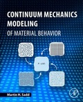 Cover: Continuum Mechanics Modeling of Material Behavior - Academic Press