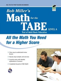 Enlarge image Cover: Bob Miller's Math for the TABE Level A - Research & Education Association