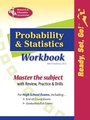 Cover: Probability & Statistics Workbook - Research & Education Association