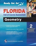 Cover: Florida Geometry End-of-Course Assessment Book + Online - Research & Education Association