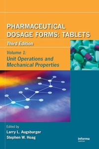 Enlarge image Cover: Pharmaceutical Dosage Forms - Tablets - CRC Press
