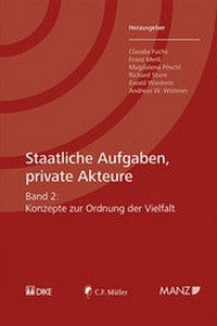 Bild vergrößern Bild: Staatliche Aufgaben, private Akteure - Dike Verlag Zürich