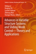 Cover: Advances in Variable Structure Systems and Sliding Mode Control-Theory and Applications - Springer