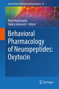 Abbildung von: Behavioral Pharmacology of Neuropeptides: Oxytocin - Springer