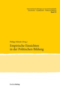 Cover: Empirische Einsichten in der Politischen Bildung - Studien Verlag