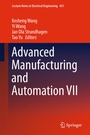 Cover: Advanced Manufacturing and Automation VII - Springer