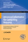 Cover: Advanced Informatics for Computing Research - Springer