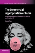 Cover: The Commercial Appropriation of Fame - Cambridge University Press