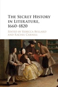 Cover: The Secret History in Literature, 1660-1820 - Cambridge University Press