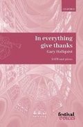 Cover: In everything give thanks - Oxford University Press