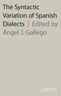 Enlarge image Cover: The Syntactic Variation of Spanish Dialects - Oxford University Press Inc