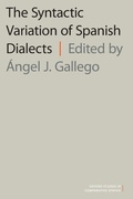 Cover: The Syntactic Variation of Spanish Dialects - Oxford University Press Inc