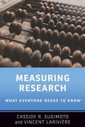 Cover: Measuring Research - Oxford University Press Inc