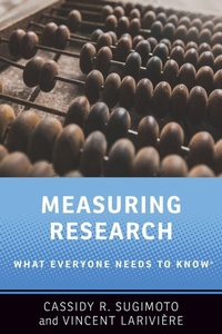 Enlarge image Cover: Measuring Research - Oxford University Press Inc