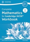 Cover: Complete Mathematics for Cambridge IGCSE (R) Workbook - Oxford University Press