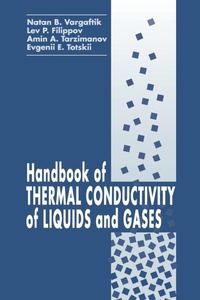 Abbildung von: Handbook of Thermal Conductivity of Liquids & Gases - CRC Press