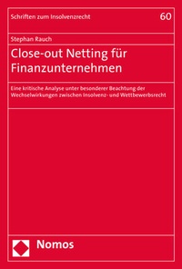 Abbildung von: Close-out Netting für Finanzunternehmen - Nomos