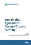 Cover: Sustainable Agriculture-Beyond Organic Farming - MDPI