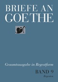 Cover: Briefe an Goethe - J.B. Metzler
