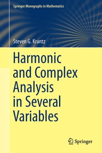 Abbildung von: Harmonic and Complex Analysis in Several Variables - Springer