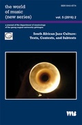 Cover: South African Jazz Culture: - VWB-Verlag