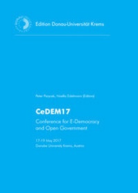 Enlarge image Cover: CeDEM17 - University of Krems Press
