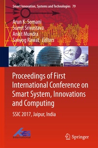 Enlarge image Cover: Proceedings of First International Conference on Smart System, Innovations and Computing - Springer