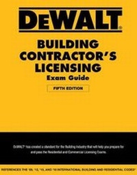 Enlarge image Cover: Dewalt Building Contractor's Licensing Exam Guide - Dewalt