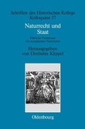 Cover: Naturrecht und Staat - De Gruyter Oldenbourg