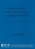 Cover: Review of the Public Library Service in England and Wales for the Department of National Heritage - Europa Publications Ltd