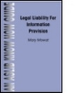 Bild: Legal Liability for Information Provision - Europa Publications Ltd