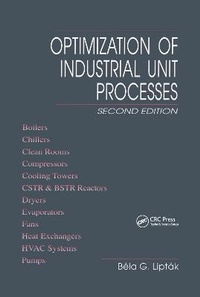 Enlarge image Cover: Optimization of Industrial Unit Processes - CRC Press