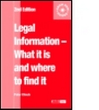 Abbildung von: Legal Information: what it is and where to find it - Europa Publications Ltd