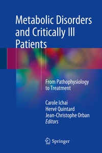Bild: Metabolic Disorders and Critically Ill Patients - Springer