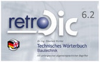 Abbildung von: Technisches Wörterbuch retroDic 6 Bautechnik - Architektur - retroDic