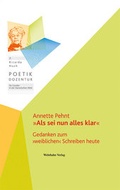 Cover: &raquo;Als sei nun alles klar&laquo; - Wehrhahn Verlag