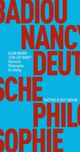 Cover: Deutsche Philosophie. Ein Dialog - Matthes & Seitz Berlin