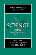Cover: The Cambridge History of Science: Volume 1, Ancient Science - Cambridge University Press