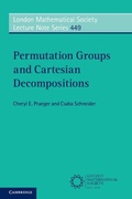 Cover: Permutation Groups and Cartesian Decompositions - Cambridge University Press