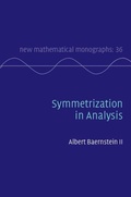Cover: Symmetrization in Analysis - Cambridge University Press
