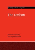 Cover: The Lexicon - Cambridge University Press