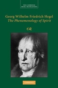 Cover: Georg Wilhelm Friedrich Hegel: The Phenomenology of Spirit - Cambridge University Press